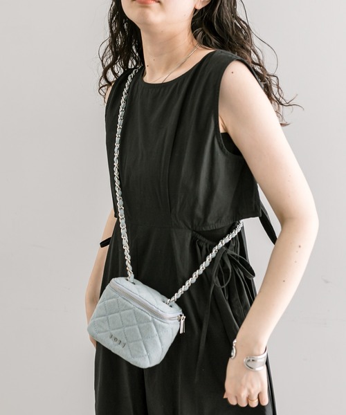 loti（ロティ）の「loti デニムミニバニティ（ショルダーバッグ・レディース・ネイビー/ブルー・ONE SIZE）」の15枚目の写真