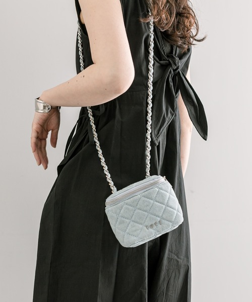 loti（ロティ）の「loti デニムミニバニティ（ショルダーバッグ・レディース・ネイビー/ブルー・ONE SIZE）」の8枚目の写真