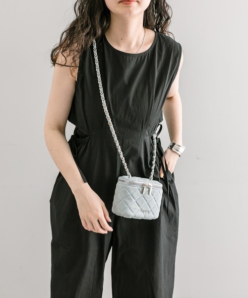 loti（ロティ）の「loti デニムミニバニティ（ショルダーバッグ・レディース・ネイビー/ブルー・ONE SIZE）」の6枚目の写真