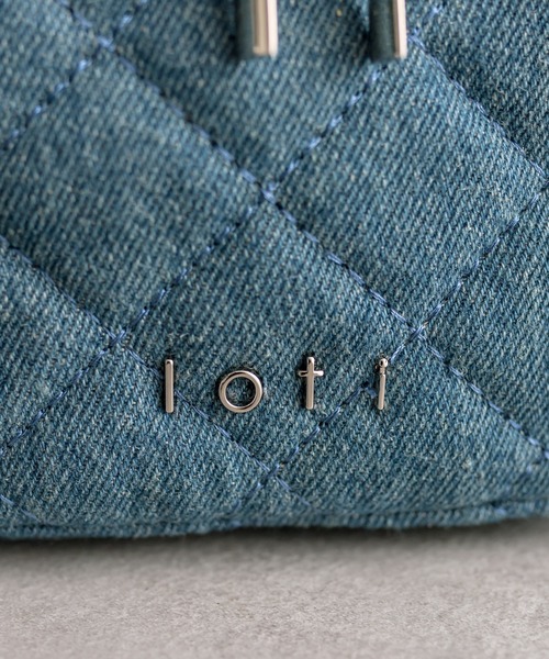 loti（ロティ）の「loti デニムミニバニティ（ショルダーバッグ・レディース・ネイビー/ブルー・ONE SIZE）」の12枚目の写真