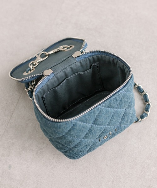 loti（ロティ）の「loti デニムミニバニティ（ショルダーバッグ・レディース・ネイビー/ブルー・ONE SIZE）」の17枚目の写真