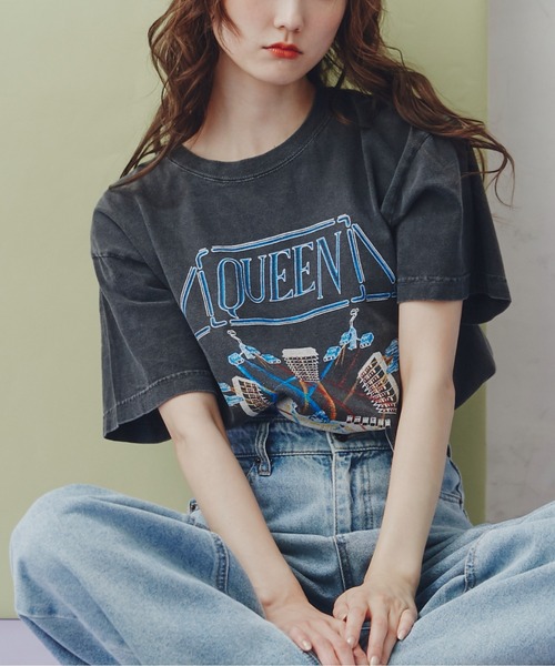 FREE'S MART(フリーズマート)の「QUEEN Tシャツ(Tシャツ/カットソー・レディース・ブラック・FREE)」の11枚目の写真
