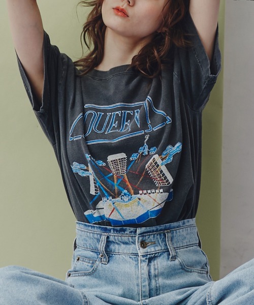 FREE'S MART(フリーズマート)の「QUEEN Tシャツ(Tシャツ/カットソー・レディース・ブラック・FREE)」の9枚目の写真