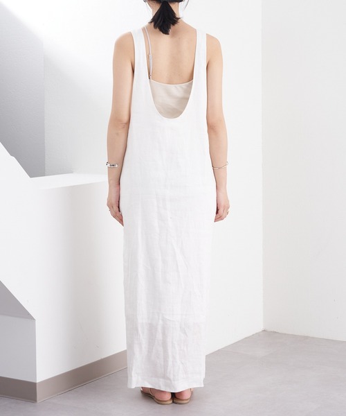 SHENERY(シーナリー)の「2WAYリネンタイトワンピース(ワンピース・レディース・オフホワイト/ブラック/ピンク・36/38)」の13枚目の写真