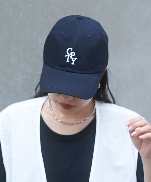 CIAOPANIC TYPY（チャオパニックティピー）の「アソートロゴ刺繍キャップ（キャップ・レディース・ネイビー/グリーン/アイボリー・ONE SIZE）」の3枚目の写真