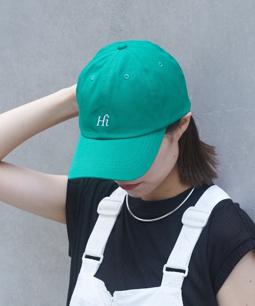 CIAOPANIC TYPY（チャオパニックティピー）の「アソートロゴ刺繍キャップ（キャップ・レディース・ネイビー/グリーン/アイボリー・ONE SIZE）」の8枚目の写真
