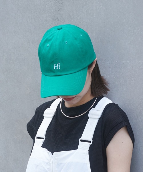 CIAOPANIC TYPY（チャオパニックティピー）の「アソートロゴ刺繍キャップ（キャップ・レディース・ネイビー/グリーン/アイボリー・ONE SIZE）」の9枚目の写真