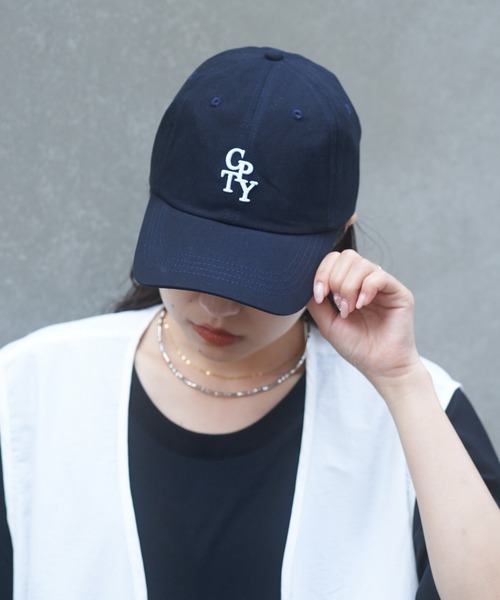 CIAOPANIC TYPY（チャオパニックティピー）の「アソートロゴ刺繍キャップ（キャップ・レディース・ネイビー/グリーン/アイボリー・ONE SIZE）」の5枚目の写真