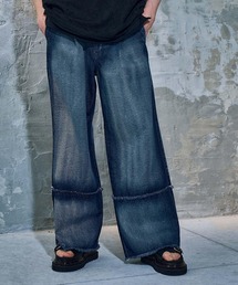 HARE | キリカエフリンジデニム(HARE)(デニムパンツ)