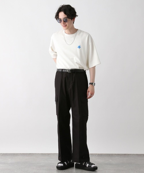 RAGEBLUE（レイジブルー）の「M-47/セミワイドストレートミリタリーカーゴパンツ（カーゴパンツ・メンズ・ブラック/カーキ・MEDIUM/LARGE）」の6枚目の写真