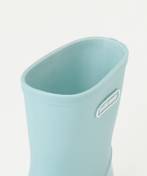 petit main（プティマイン）の「【WEB限定】【プティプラ】カラフルレインブーツ【サックス】（レインシューズ・キッズ・サックスブルー・14cm/15cm/16cm/17cm）」の3枚目の写真