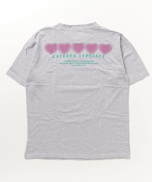 ぼんやりハートオーバーサイズT（Tシャツ/カットソー）｜LYEON（リヨン