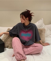 ぼんやりハートオーバーサイズT