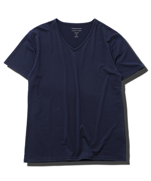 セール】ストレッチTR Vネック無地半袖Tシャツ（Tシャツ/カットソー