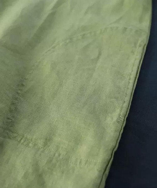 aimoha(アイモハ)の「シンプルデザイン 綿麻ブレンド シャツワンピース (SS)(ワンピース・レディース・グリーン/ブルー/ホワイト・MEDIUM/X-LARGE/LARGE)」の13枚目の写真