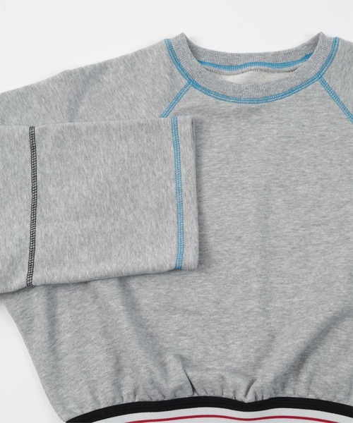 miette(ミエット)の「裾ゴムラグランスリーブプルオーバー(Tシャツ/カットソー・レディース・グレー/オートミール/ブラック・FREE)」の12枚目の写真