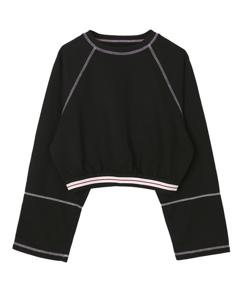 miette(ミエット)の「裾ゴムラグランスリーブプルオーバー(Tシャツ/カットソー・レディース・グレー/オートミール/ブラック・FREE)」の17枚目の写真