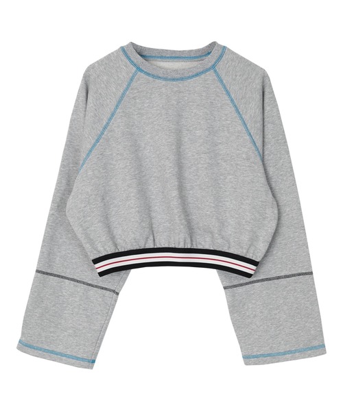 miette(ミエット)の「裾ゴムラグランスリーブプルオーバー(Tシャツ/カットソー・レディース・グレー/オートミール/ブラック・FREE)」の18枚目の写真