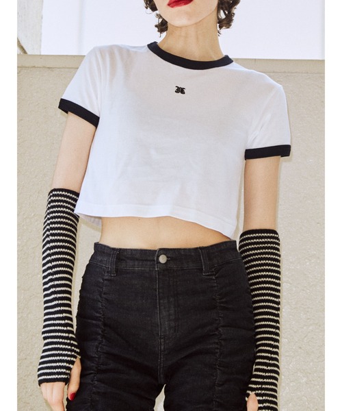 jouetie（ジュエティ）の「ボーダーアームウォーマー（アーム