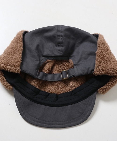 KRIFF MAYER Kid's Collection（クリフメイヤーキッズコレクション）の「モコボアキャップ（キャップ・キッズ・チャコール/キャメル/カーキ/ベージュ・FREE）」の11枚目の写真