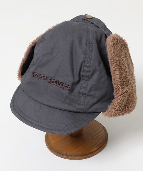 KRIFF MAYER Kid's Collection（クリフメイヤーキッズコレクション）の「モコボアキャップ（キャップ・キッズ・チャコール/キャメル/カーキ/ベージュ・FREE）」の13枚目の写真