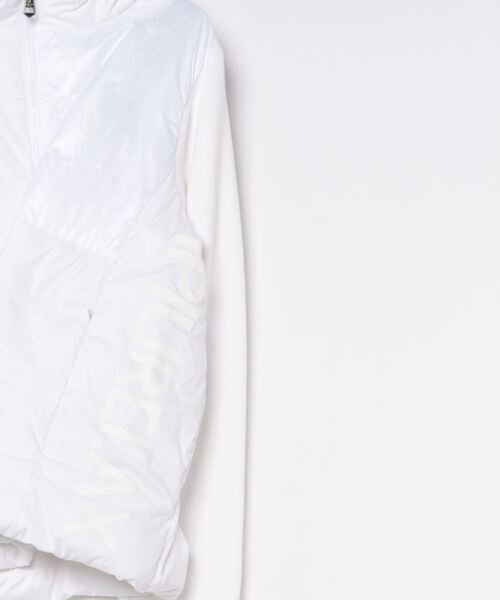 1piu1uguale3 RELAX（ウノピュウノウグァーレトレリラックス）の「【1PIU1UGUALE3 RELAX】sleeve Knit outerwear / ニットコンビ中綿ブルゾン（ブルゾン・メンズ・ホワイト/ブラック・X-LARGE/LARGE/MEDIUM）」の14枚目の写真