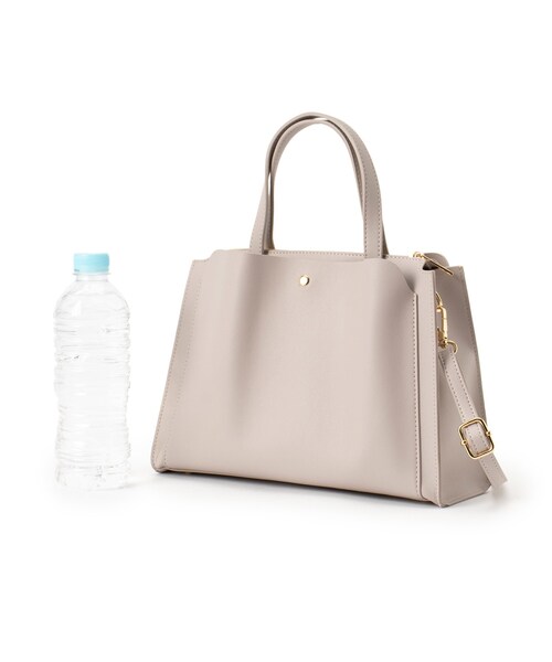 grove(グローブ)の「◆【軽量】スクエアポケあおり2WAYトート(トートバッグ・レディース・ライトグレー/ピンク系9/ダークグレー/ブラック/ベージュ系8・00)」の21枚目の写真