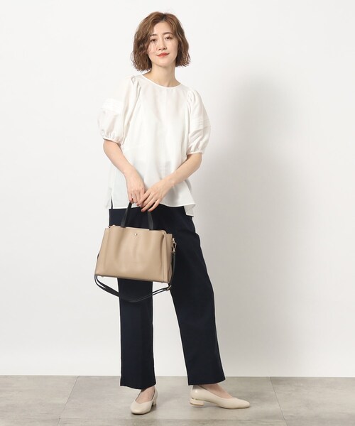 grove(グローブ)の「◆【軽量】スクエアポケあおり2WAYトート(トートバッグ・レディース・ライトグレー/ピンク系9/ダークグレー/ブラック/ベージュ系8・00)」の16枚目の写真