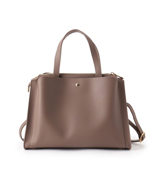 grove(グローブ)の「◆【軽量】スクエアポケあおり2WAYトート(トートバッグ・レディース・ライトグレー/ピンク系9/ダークグレー/ブラック/ベージュ系8・00)」の15枚目の写真