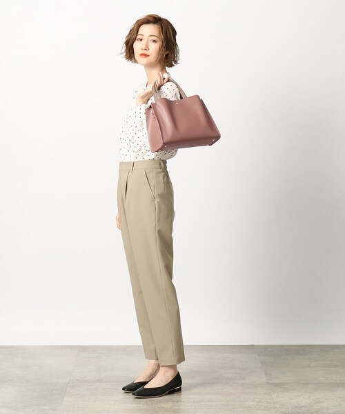 grove(グローブ)の「◆【軽量】スクエアポケあおり2WAYトート(トートバッグ・レディース・ライトグレー/ピンク系9/ダークグレー/ブラック/ベージュ系8・00)」の8枚目の写真