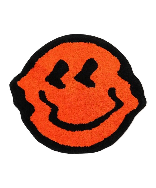 SECOND LAB.(セカンド ラブ)の「SECOND LAB. / SMILE RUG MAT(ラグ/マット・メンズ・オレンジ/イエロー・ONE SIZE)」の4枚目の写真