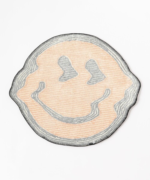 SECOND LAB.(セカンド ラブ)の「SECOND LAB. / SMILE RUG MAT(ラグ/マット・メンズ・オレンジ/イエロー・ONE SIZE)」の5枚目の写真