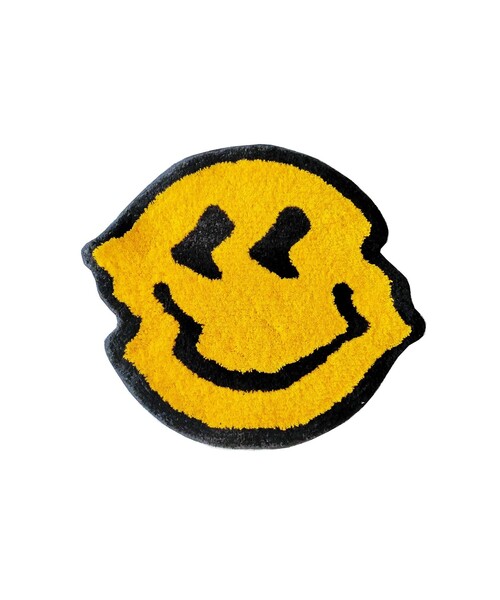 SECOND LAB.(セカンド ラブ)の「SECOND LAB. / SMILE RUG MAT(ラグ/マット・メンズ・オレンジ/イエロー・ONE SIZE)」の9枚目の写真