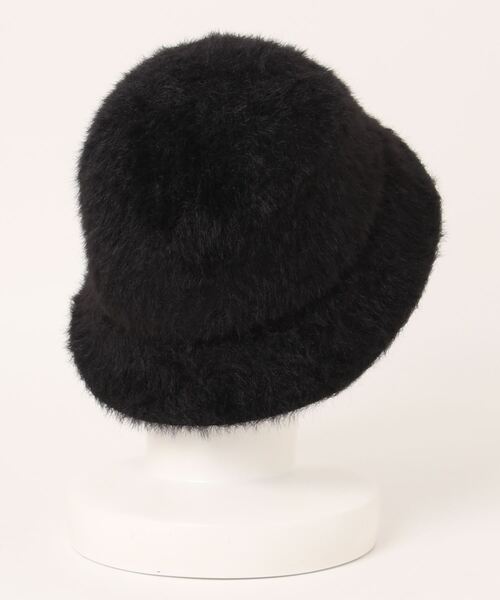 Right-on（ライトオン）の「【HONEYSUCKLE ROSE】シャギーベルハット（ハット・レディース・ブラック/ベージュ・ONE SIZE）」の3枚目の写真