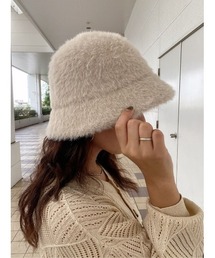 【HONEYSUCKLE ROSE】シャギーベルハット