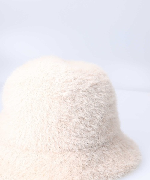 Right-on（ライトオン）の「【HONEYSUCKLE ROSE】シャギーベルハット（ハット・レディース・ブラック/ベージュ・ONE SIZE）」の13枚目の写真