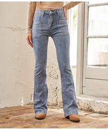 anap mimpi | ストレッチベルボトムデニムパンツ(デニムパンツ)