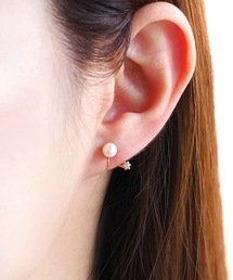 【itam】アイタム/ パール バックノンホールピアス/ 金属アレルギー対応