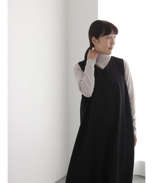 sm2rhythm(サマンサモスモスリズム)の「リブハイネックプルオーバー(Tシャツ/カットソー・レディース・グレー/グリーン/ブルー・F)」の2枚目の写真
