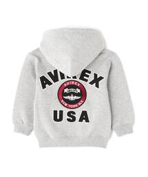 AVIREX（アヴィレックス）の「【KIDS】VARSITY SWEAT PARKA/バーシティスウェットパーカー（パーカー）」