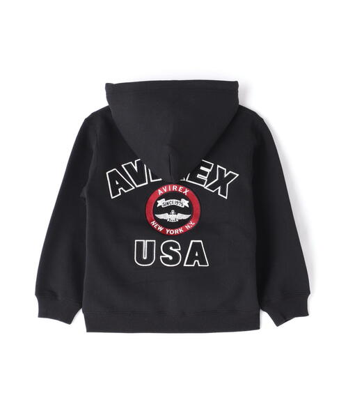 KIDS】VARSITY SWEAT PARKA/バーシティスウェットパーカー