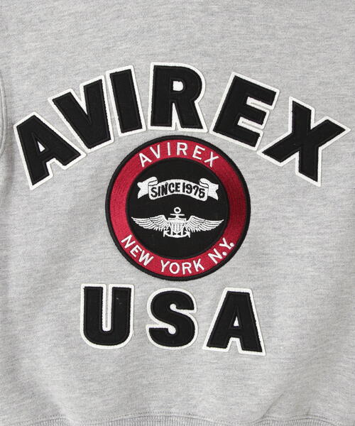AVIREX（アヴィレックス）の「【KIDS】VARSITY SWEAT PARKA/バーシティスウェットパーカー（パーカー・キッズ・ブラック/オレンジ/その他17・100/140/120）」の19枚目の写真