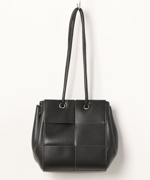 Thevon（ゼボン）の「ブレイドミニバッグ（ショルダーバッグ・レディース・モカ/アイボリー/ブラック・FREE）」の4枚目の写真