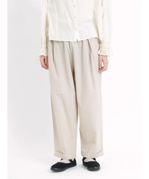 Samansa Mos2（サマンサ モスモス）の「裾折り返しパンツ（その他パンツ・レディース・カーキ/ベージュ/ブラック・F）」の18枚目の写真