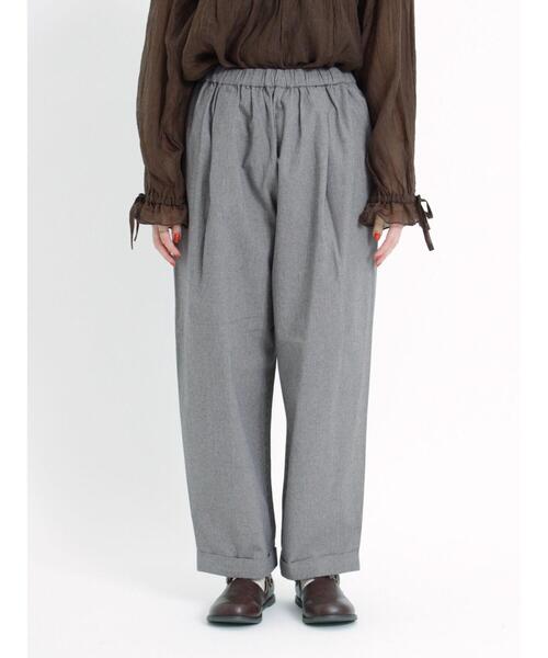 Samansa Mos2（サマンサ モスモス）の「裾折り返しパンツ（その他パンツ・レディース・カーキ/ベージュ/ブラック・F）」の15枚目の写真