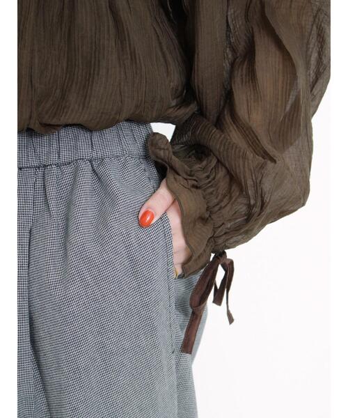 Samansa Mos2（サマンサ モスモス）の「裾折り返しパンツ（その他パンツ・レディース・カーキ/ベージュ/ブラック・F）」の11枚目の写真