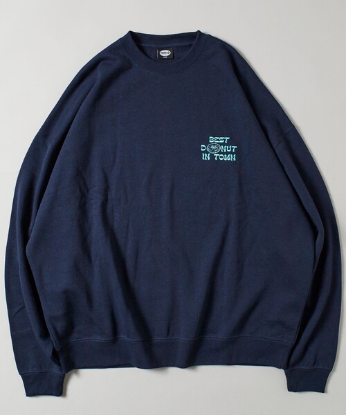 FREAK'S STORE(フリークスストア)の「限定展開 ビッグシルエット バックプリント クルーネックスウェット/CITY DONUTS(スウェット・メンズ・グレー/チャコールグレー/ネイビー/ホワイト・SMALL/MEDIUM/LARGE)」の5枚目の写真