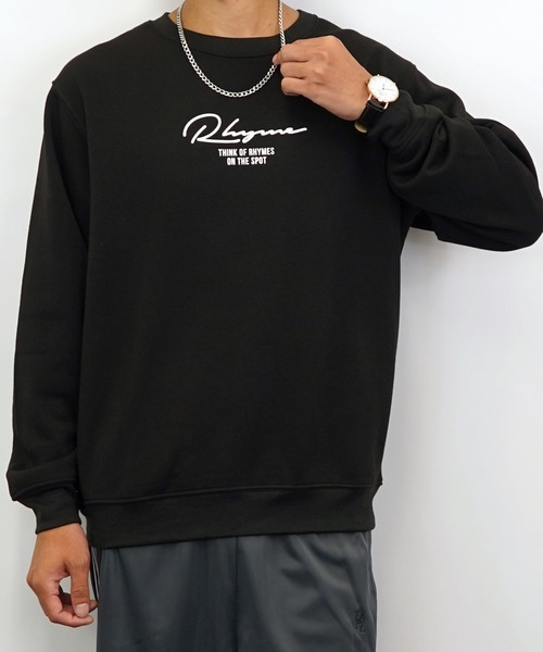Burner(バーナー)の「【GROOVY STORE】バックプリント裏起毛スウェットクルー(スウェット・メンズ・ブラック/ホワイト/ブルー/バーガンディー/ブラック系その他2/ネイビー/杢グレー/ライトブラック・L/LL/M/3L/4L)」の17枚目の写真