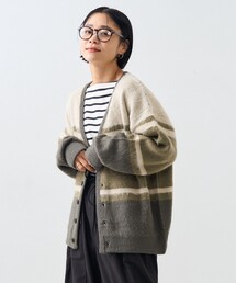 TOWN CRAFT × FREAK'S STORE/タウンクラフト 別注 ボーダー ニットカーディガン