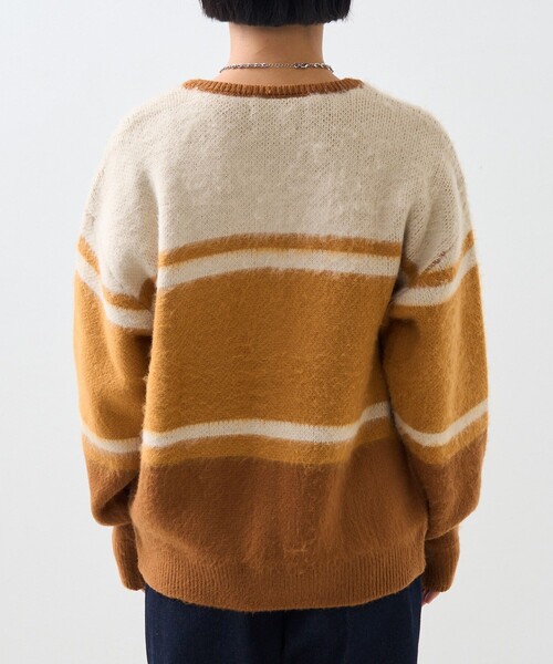 FREAK'S STORE(フリークスストア)の「TOWN CRAFT × FREAK'S STORE/タウンクラフト 別注 ボーダー ニットカーディガン(カーディガン/ボレロ・レディース・ブルー/オリーブ/マスタード・フリ-)」の10枚目の写真